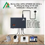 Bộ Lưu Điện Dự Phòng Cho Camera