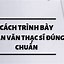 Cách Thức Viết Luận Văn Thạc Sĩ Pdf Tiếng Việt